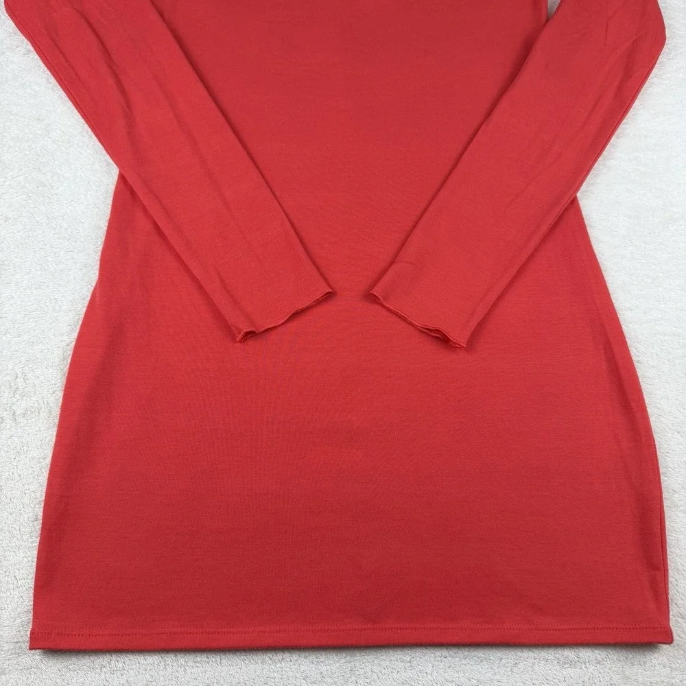 Nike Dri-Fit Red Long‎ Sleeve Athletic Dress Womens M 518438-615 Training-RARE